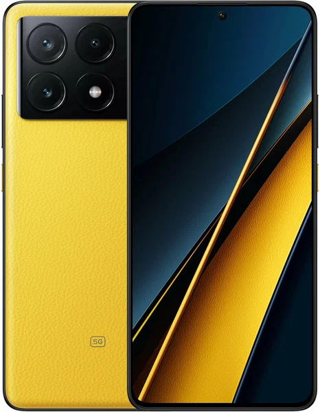 Смартфон Xiaomi POCO X6 Pro 8/256 ГБ, желтый