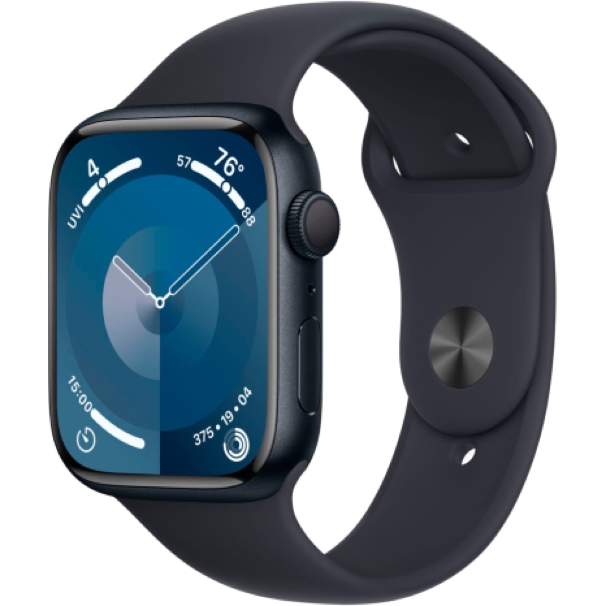 Apple Watch Series 9 45 мм, «тёмная ночь», размер S/M
