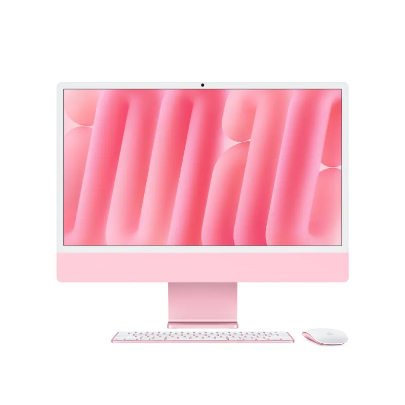 Моноблок Apple iMac 24" Retina 4,5K, M4 (8C CPU, 8C GPU, 2024), 16 ГБ, 256 ГБ SSD, розовый