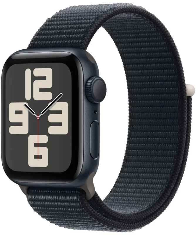 Apple Watch SE 2 2023 Sport Loop, 44 мм, «тёмная ночь»