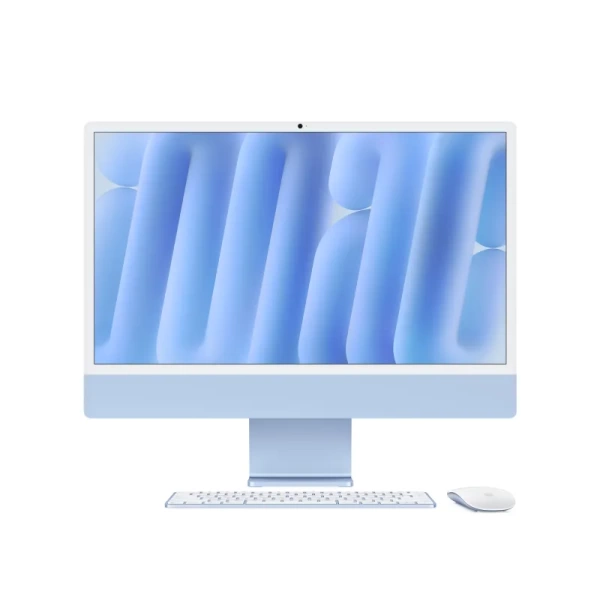 Моноблок Apple iMac 24" Retina 4,5K, M4 (8C CPU, 8C GPU, 2024), 16 ГБ, 256 ГБ SSD, голубой