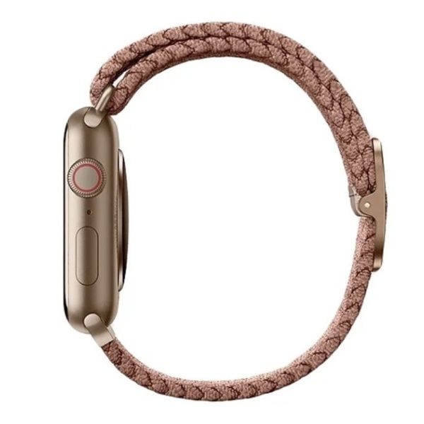 Ремешок Uniq ASPEN Strap Braided для Apple Watch 41/40/38mm, розовый