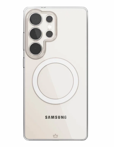 Чехол защитный VLP Puro Case с MagSafe для Samsung S25 Ultra, прозрачный