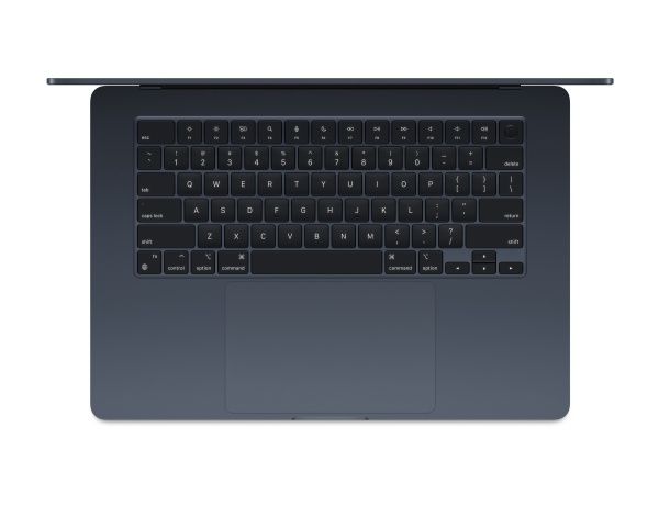 Apple MacBook Air 15" M2 8 ГБ, 512 ГБ SSD, «тёмная ночь» (MQKX3)