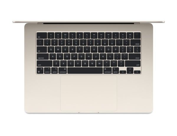 Apple MacBook Air 15" M2 8 ГБ, 256 ГБ SSD, «сияющая звезда» (MQKU3)