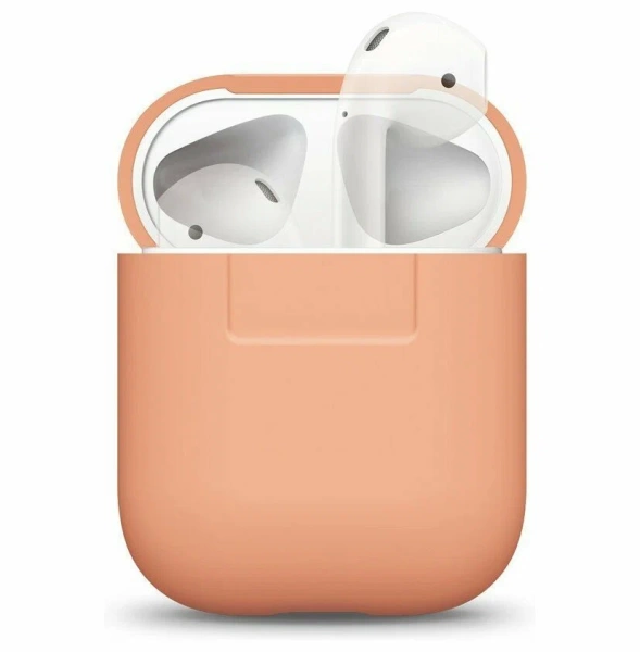 Чехол Elago Silicone case для AirPods 2, персиковый