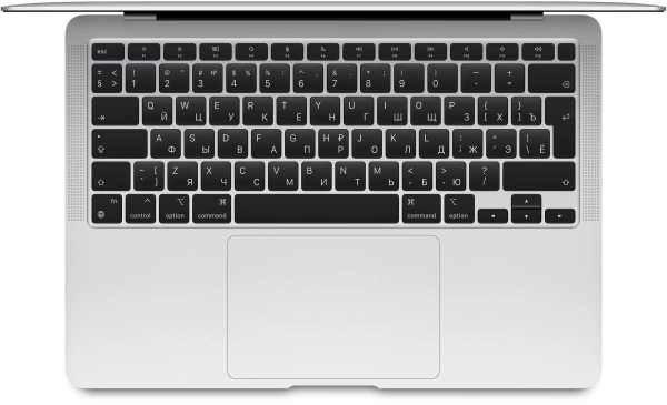 Apple MacBook Air M1, 2020 8 ГБ, 256 ГБ SSD, серебристый (MGN93)