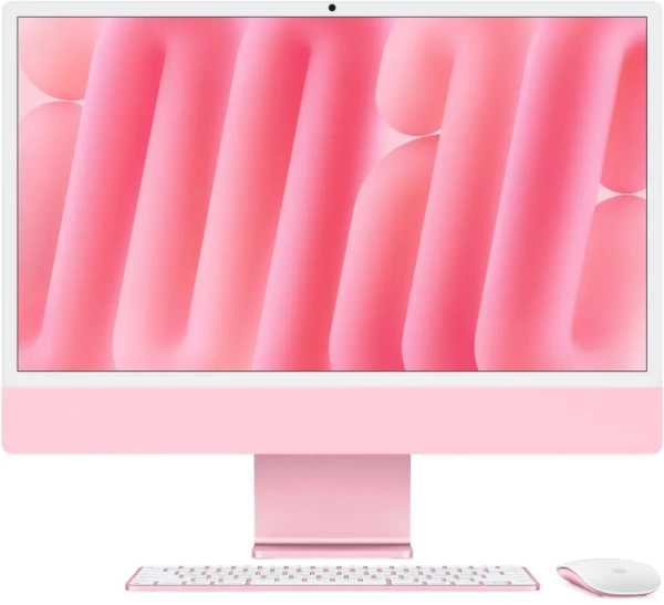 Моноблок Apple iMac 24" Retina 4,5K, M4 (8C CPU, 8C GPU, 2024), 16 ГБ, 256 ГБ SSD, розовый