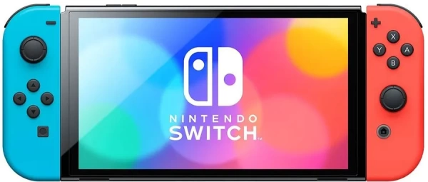 Игровая приставка Nintendo Switch OLED 64 ГБ, неоновый