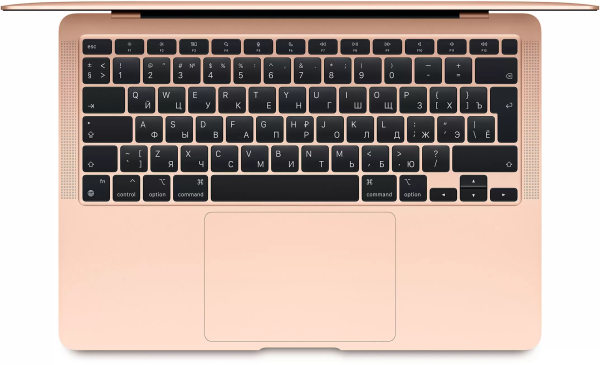 Apple MacBook Air M1, 2020 8 ГБ, 512 ГБ SSD, золотой (MGNE3)