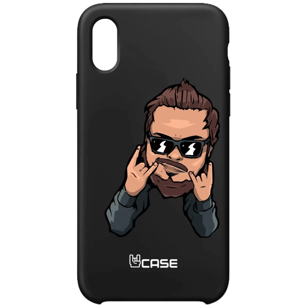Силиконовый чехол UCASE x BULKIN для iPhone XR, черный