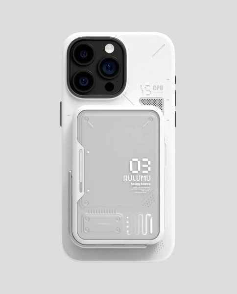 Аккумулятор внешний магнитный Aulumu МОЗ 3500 mAh, белый           